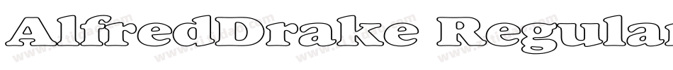 AlfredDrake Regular字体转换